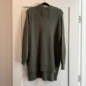 Ganni oversize hooded wool sweater